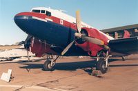 ZA947 @ EGQL - Dakota C.3 of the Royal Aircraft Establishment at West Freugh in the static park at the 1988 RAF Leuchars Airshow. - by Peter Nicholson