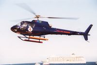 F-GNBP @ LNMC - at Monaco Heliport - by Elisabeth Klimesch