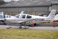 N696MD @ EGBJ - Cirrus SR22 at Gloucestershire (Staverton) Airport