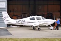 N112SR @ EGBJ - Cirrus SR22 at Gloucestershire (Staverton) Airport - by Terry Fletcher