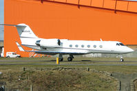 N600AR @ EGGW - Gulfstream G1159C at Luton - by Terry Fletcher
