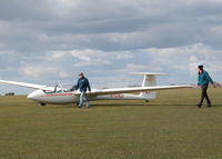 G-CHLP @ PARHAM - BEING TAKEN BACK TO THE LAUNCH POINT. PARHAM - by BIKE PILOT
