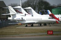 N525MH @ EGGW - Falcon 900 at Luton - by Terry Fletcher
