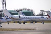 VT-PLL @ EGGW - Indian Gulfstream at Luton - by Terry Fletcher