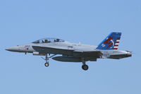 161947 @ NFW - VX-23 F/A-18B flying in support of the F-35 program.