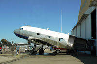 N86553 @ FTW - At Fort Worth Meacham Field - Under restoration to WWII C-47 configuration. - by Zane Adams