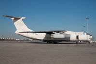 UP-17602 @ SHJ - Air Almaty Iljuschin 76