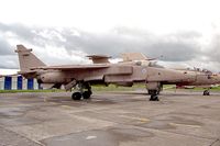 XX110 @ EGWC - Sepecat Jaguar GR1 at RAF Cosford in 1995. One of only 2 Gulf War-era Desert Pink Jaguars. - by Malcolm Clarke