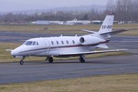 CS-DXU @ EGBJ - Netjets Citation XL taxies in  at Gloucestershire (Staverton) Airport - by Terry Fletcher