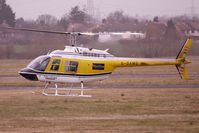 G-OAMG @ EGBJ - 1980 Bell Helicopter Textron BELL 206B at Gloucestershire (Staverton) Airport - by Terry Fletcher