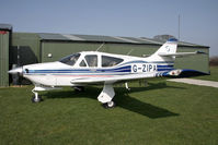 G-ZIPA @ X5FB - Rockwell Commander 114A at Fishburn Airfield, UK in 2009. - by Malcolm Clarke