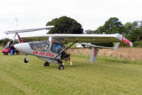 G-BVLF @ FISHBURN - Starstreak Shadow SS-D. A visitor to Fishburn Airfield's VE Celebration Day in 2005. - by Malcolm Clarke