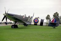 AB910 @ EGXC - Supermarine 349 Spitfire LF5B. From the RAF's Battle of Britain Memorial Flight, Coningsby at RAF Coningsby's Photocall 94. - by Malcolm Clarke