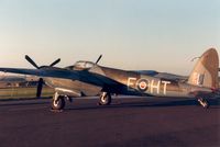 G-ASKH @ EGQL - British Aerospace's Mosquito T.3 was on display at the 1988 RAF Leuchars Airshow. - by Peter Nicholson