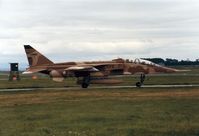 E9 @ EGQS - French Air Force Jaguar E of EC-7 departing RAF Lossiemouth in September 1988. - by Peter Nicholson