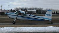 N510F @ KAXN - Cessna 180 Skywagon taxiing to departure on runway 31. - by Kreg Anderson