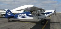 N3788M @ KAXN - Piper PA-12 Super Cruiser sitting on the ramp. - by Kreg Anderson