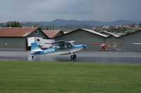 N57404 @ SZP - RWY 4 rain soaked takeoff - by Nick Taylor Photography