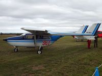 VH-AEV @ YMEL - This aircraft is used during the summer bushfire season as a firespotting aircraft. - by red750