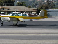 N7848R @ SZP - 1968 Beech V35A BONANZA, Continental IO-550 300 Hp upgrade, landing roll Rwy 22 - by Doug Robertson