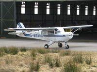 G-BWBI @ EGFH - Based at Swansea Airport. The only example on the UK register. Previously registered N22UK. - by Roger Winser