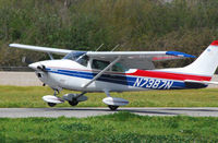 N7387N @ KAJO - Landing flare Runway 25 - by Marty Kusch