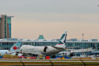 B-HUL @ YVR - loading cargo at YVR