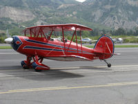N5762B @ SZP - 1980 Great Lakes 2T-1A-2 SPORT TRAINER, Lycoming AEIO-360-B1F6 180 Hp, taxi back - by Doug Robertson