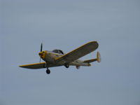 N99711 @ SZP - 1946 ERCO ERCOUPE 415-D, Continental O-200 100 Hp upgrade, on final Rwy 22 - by Doug Robertson