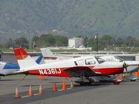 N4361J @ POC - Parked at Brackett's Sunday aircraft and old car display - by Helicopterfriend