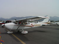 N3636U @ POC - Parked at Brackett's Sunday aircraft and old car display - by Helicopterfriend