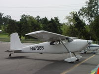 N4738B @ POC - Parked at Brackett's Sunday aircraft and old car display - by Helicopterfriend