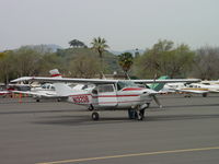 N1320B @ POC - Parked at Brackett - by Helicopterfriend