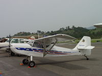 N200KF @ POC - Parked at Brackett's Sunday aircraft and old car display - by Helicopterfriend