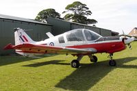 G-CBBT @ FISHBURN - Scottish Aviation Bulldog T1. A visitor to Fishburn Airfield's VE Celebration Day in 2005.in 2008. - by Malcolm Clarke