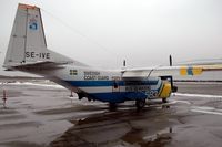 SE-IVE @ ESKN - Patrol aircraft of the Swedish Coast Guard. Was already taken out of service, to be replaced by Dash-8. Later sold to Uruguay Air Force. - by Henk van Capelle