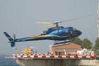 F-GTRK @ LNMC - at Monaco Heliport - by Elisabeth Klimesch