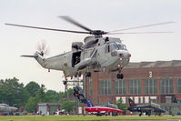 ZD637 @ EGXG - Westland Sea King HAS6 at RAF Church Fenton in 1993. - by Malcolm Clarke