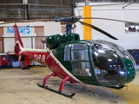 YU-PJB @ EGKR - Aerospatiale SA341G Gazelle YU-PJB - by Alex Smit