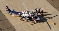 N316PD @ FRG - Boy Scouts checking out the Helo on the Main Terminal Ramp - by Stephen Amiaga