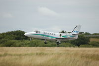 M-WOOD @ EGFH - Departing Runway 22. Previously registered G-OJMW - by Roger Winser