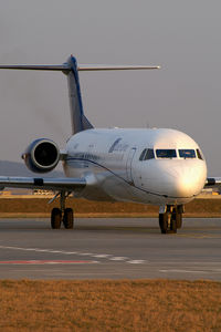 F-GNLH @ VIE - Blue Line Fokker 100 - by Thomas Ramgraber-VAP