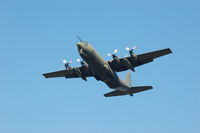 XV299 @ EGFH - RAF Hercules C1 lengthened to C3P standards making a low pass over Runway 22. Scraped 6th December 2011 - by Roger Winser