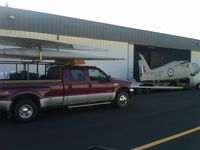 N67453 @ KLVK - Aircraft is being disassembled after living quietly unflown in a hangar for many years. Wings off and aircraft loaded on trailer and off to new ownr in South Carolina from Livermore, California where the aircraft has ben based for 20+ years. New owner has - by Jake Carter