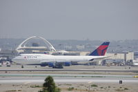N666US @ KLAX - Delta Airlines 747-451 - by speedbrds