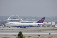 N666US @ KLAX - Delta Airlines 747-451