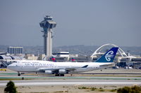 ZK-NBU @ KLAX - Air New Zealand 747-419 - by speedbrds