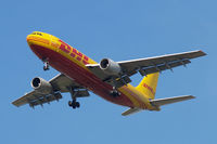 OO-DLG @ EGLL - Airbus A300B4-203F [208] (DHL) Home~G 16/08/2009. On approach 27R 3 miles out.