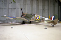 G-MKVB @ EGSU - Supermarine 349 Spitfire LF5B at The Imperial War Museum in 1998. - by Malcolm Clarke