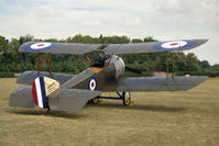 G-EBKY @ EGTH - Sopwith Pup at the Battle Over Britain Air Display in 1990 at Old Warden Airfield. Flown as N5180 of the Royal Air Force. - by Malcolm Clarke